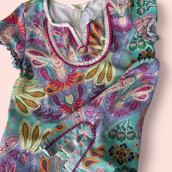 Matilda Jane Girls Size 8 Swim Cover-Up Dress – Paisley Print, Terrycloth - Picture 4 of 4